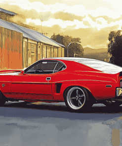 XB GT Falcon Car Diamond Painting