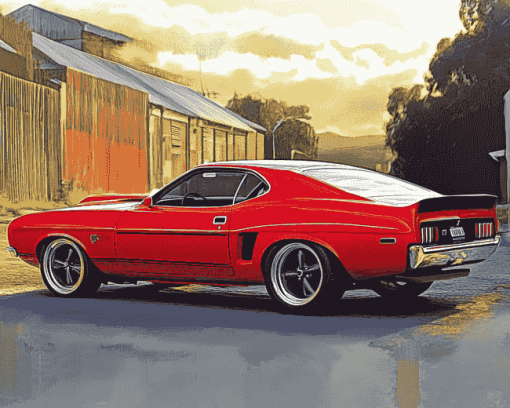 XB GT Falcon Car Diamond Painting