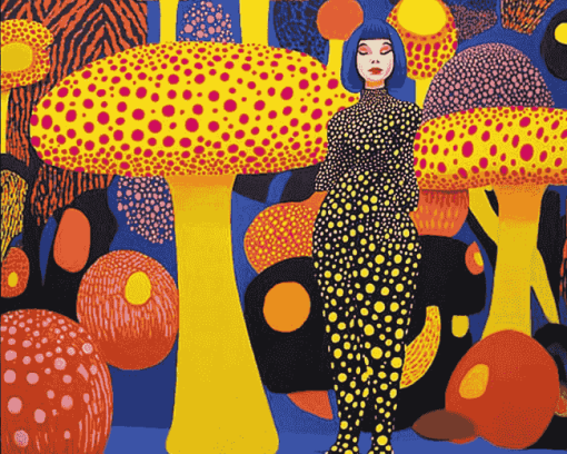 Yayoi Kusama Influence Diamond Painting