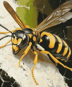 Yellow Jacket Insect Diamond Painting