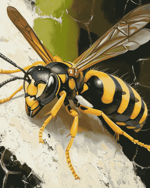 Yellow Jacket Insect Diamond Painting