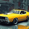 Yellow Xb Gt Falcon Car Diamond Painting