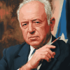 Yitzhak Rabin Politician Diamond Painting