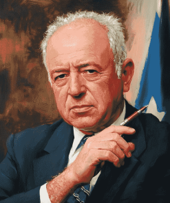 Yitzhak Rabin Politician Diamond Painting