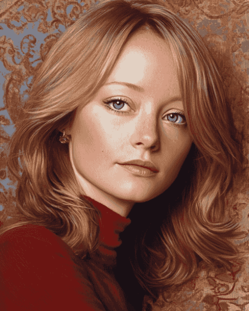 Young Jodie Foster Iconic Look Diamond Painting