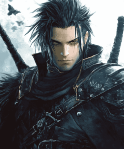 Zack Fair Final Fantasy Diamond Painting