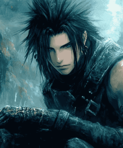 Zack Fair Video Game Diamond Painting