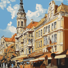 Zagreb Urban Beauty Diamond Painting