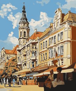 Zagreb Urban Beauty Diamond Painting