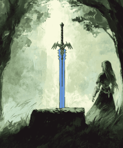 Zelda Master Sword Adventure Diamond Painting