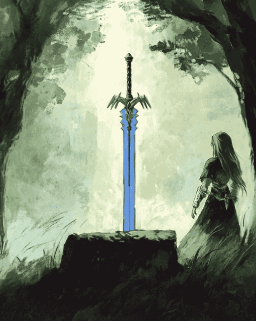 Zelda Master Sword Adventure Diamond Painting