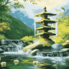 Zen Fountains Diamond Painting