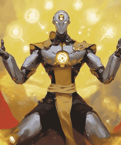 Zenyatta Overwatch Animation Diamond Painting