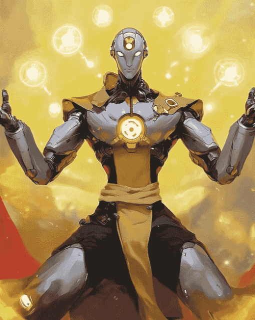 Zenyatta Overwatch Animation Diamond Painting