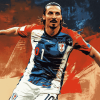 Zlatan Ibrahimović Football Icon Diamond Painting