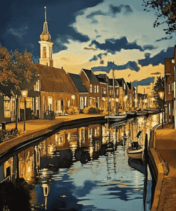 Zoetermeer Cityscape Diamond Painting