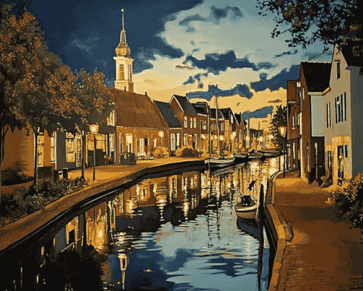 Zoetermeer Cityscape Diamond Painting