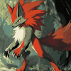 Zoroark Pokemon Anime Diamond Painting