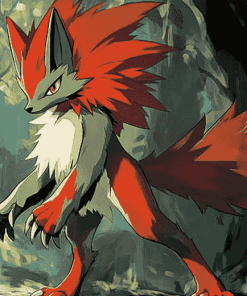 Zoroark Pokemon Anime Diamond Painting