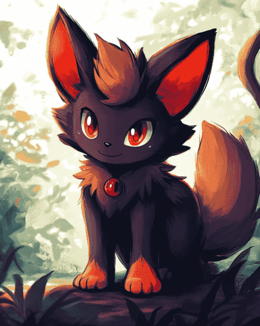 Zorua Pokemon Cartoon Diamond Painting