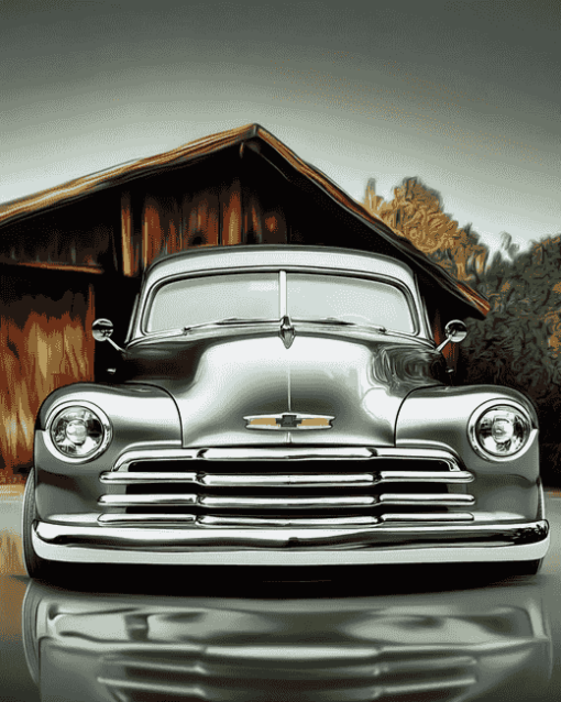 1950 Chevy Classic Style Diamond Painting