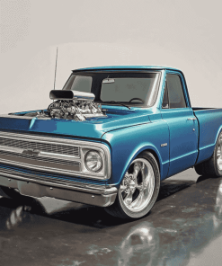 1967 Chevy Stepside Truck Diamond Painting