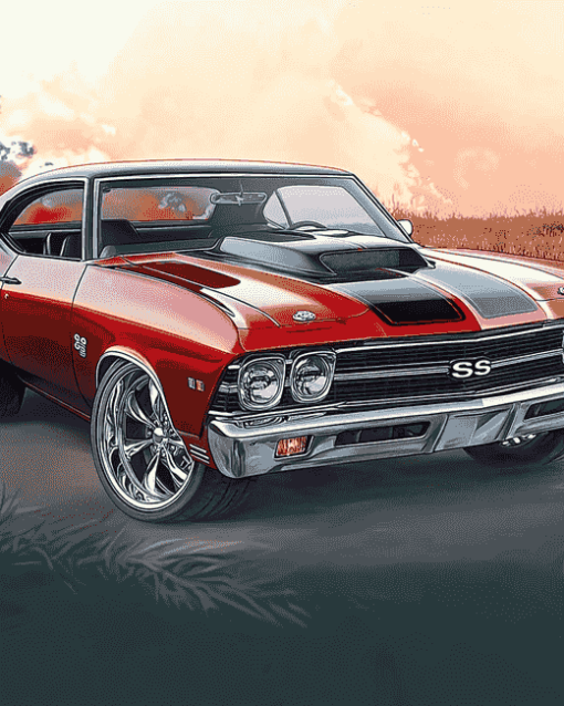 1969 Chevrolet Chevelle Classic Diamond Painting