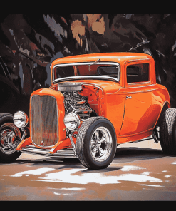 32 Ford Coupe Car Diamond Painting