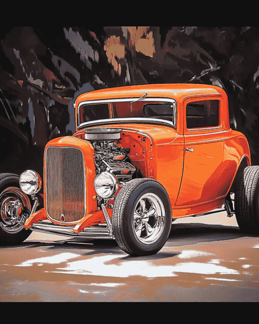 32 Ford Coupe Car Diamond Painting