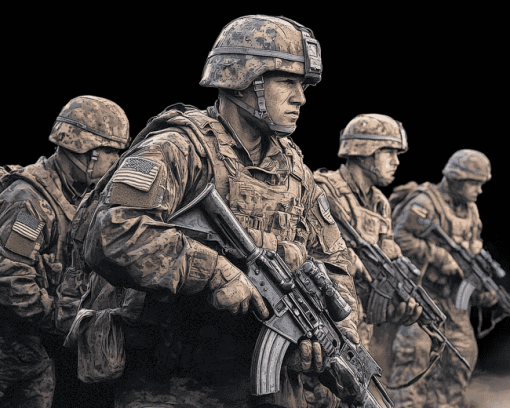 82nd Airborne Soldiers Animation Diamond Painting