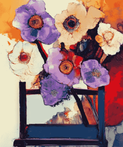 Abstract Floral Chair Diamond Painting