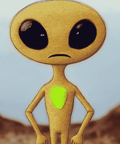 Adorable Alien Cartoon Diamond Painting