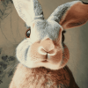 Adorable Bunny Diamond Painting