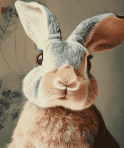 Adorable Bunny Diamond Painting