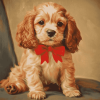 Adorable Cocker Puppy Diamond Painting