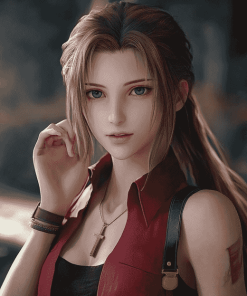 Aerith Gainsborough Fantasy Diamond Painting