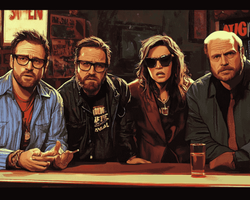 Aesthetic Always Sunny Cast Diamond Painting