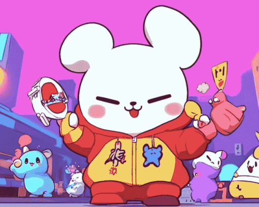 Aesthetic BT21 Animation Diamond Painting