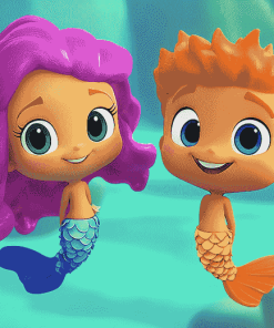 Aesthetic Bubble Guppies Cartoons Diamond Painting