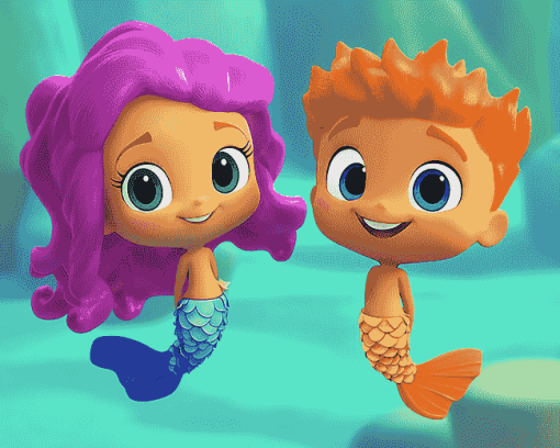 Aesthetic Bubble Guppies Cartoons Diamond Painting