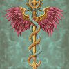 Aesthetic Caduceus Animation Diamond Painting