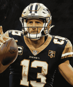 Aesthetic Drew Brees Sports Diamond Painting