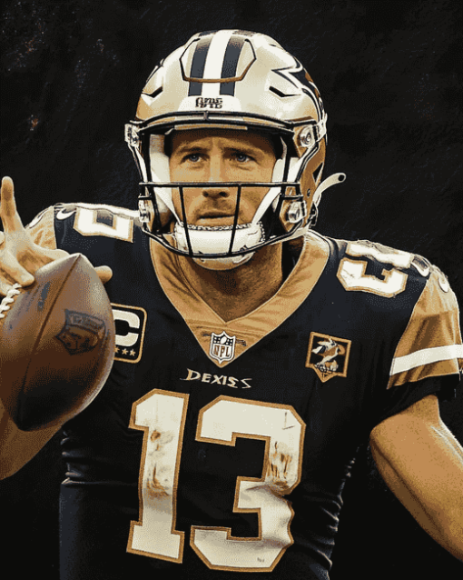 Aesthetic Drew Brees Sports Diamond Painting