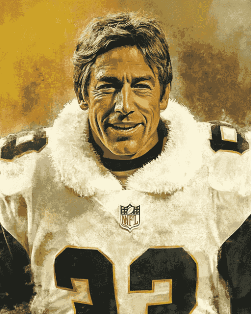 Aesthetic Joe Namath Footballers Diamond Painting