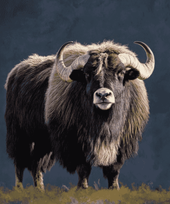 Aesthetic Muskox Diamond Painting