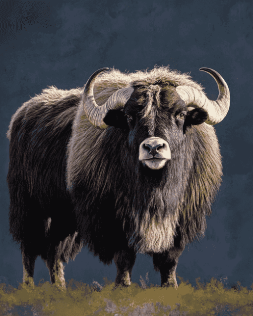 Aesthetic Muskox Diamond Painting