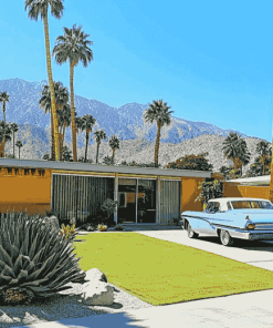 Aesthetic Palm Springs Landscape Diamond Painting