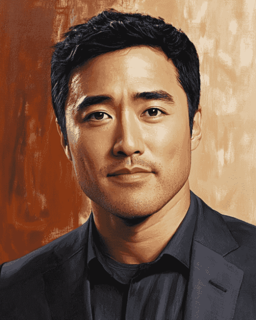 Aesthetic Randall Park Celebrities Diamond Painting