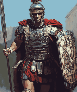 Aesthetic Roman Soldier Diamond Painting