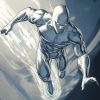 Aesthetic Silver Surfer Diamond Painting